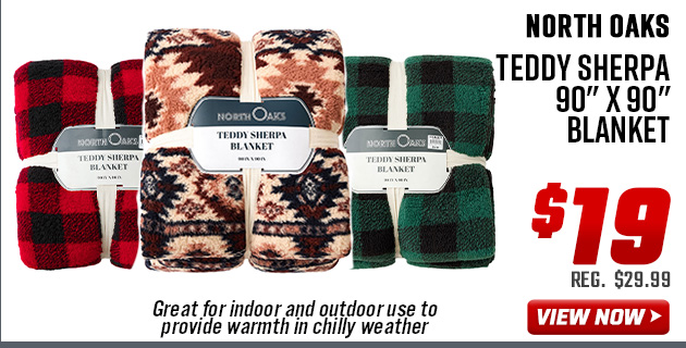 North Oaks Teddy Sherpa 90