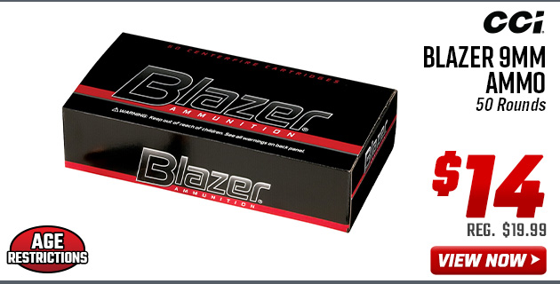 CCI Blazer 9MM Ammo