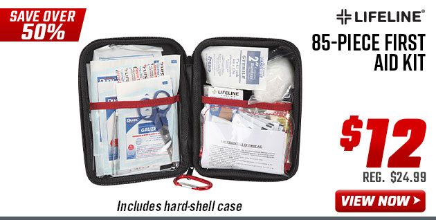 Lifeline 85-Piece First Aid Kit