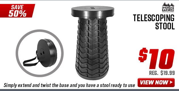 World Famous Sports Telescoping Stool