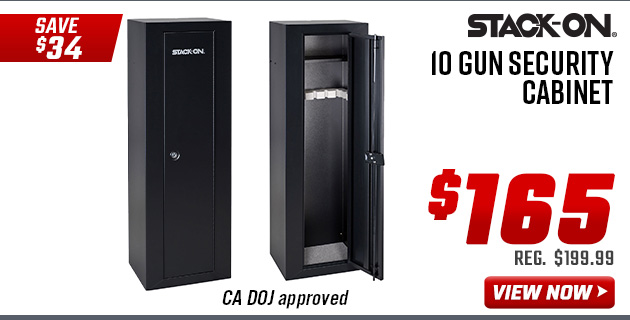 Stack-On 10 Gun Security Cabinet