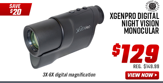 Night Owl xGenPro Digital Night Vision Monocular