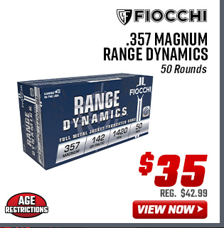 Fiocchi .357 Magnum Range Dynamics 
