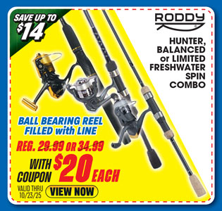 Roddy Hunter, Balanced or Limited Freshwater Spin Combo