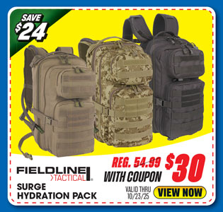 Fieldline Surge Tactical Hydration Backpack