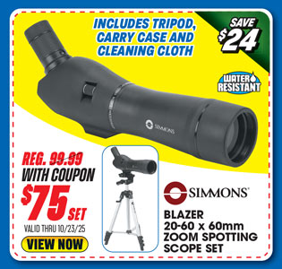Simmons Blazer 20-60x60mm Spotting Scope Kit