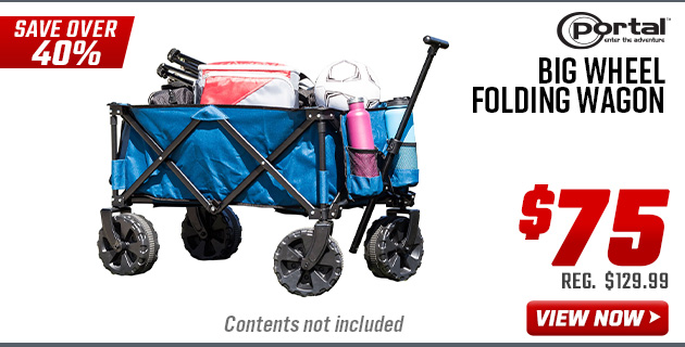Portal Big Wheel Folding Wagon
