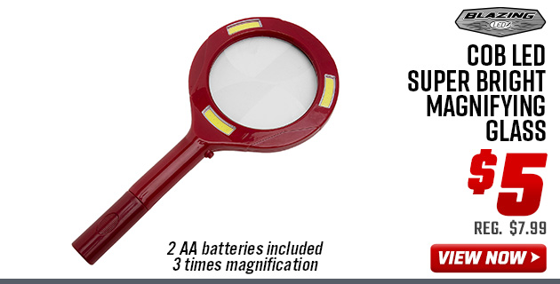 Blazing LEDz COB LED Super Bright Magnifying Glass