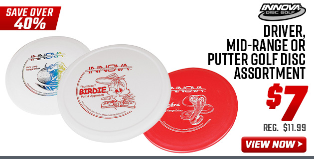 Innova Driver, Mid-Range or Putter Golf Disc Assortment