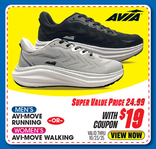 Avia Avi-Move Men's Running or Avi-Move Women's Walking Shoes