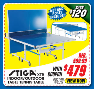 Stiga XTR Indoor/Outdoor Table Tennis Table