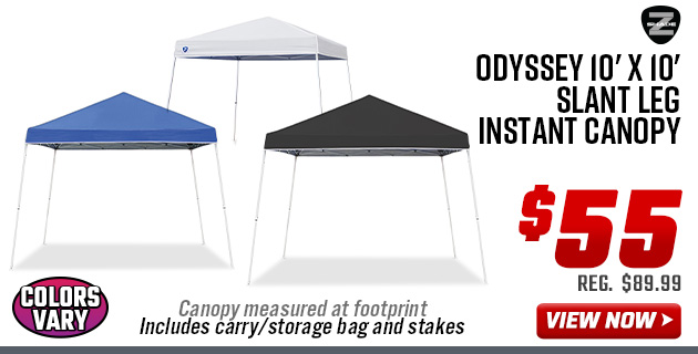 Z-Shade Odyssey 10' x 10' Slant Leg Instant Canopy