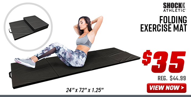 Shock Athletic Folding Exercise Mat 