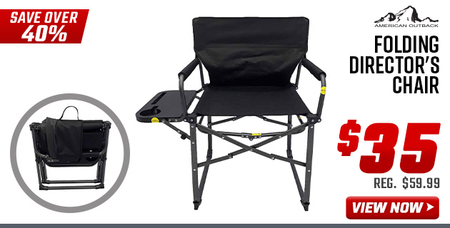 American Outback Folding Director's Chair