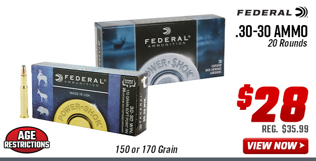 Federal .30-30 Ammo 