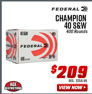 Federal Champion 40 S&W