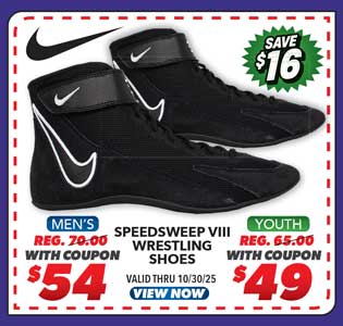 Nike Speedsweep VIII Men's or Youth Wrestling Shoes