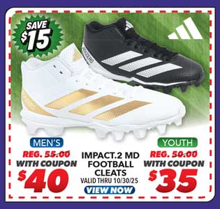 adidas Impact.2 MD Men's or Youth Football Cleats