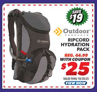 Outdoor Products Ripcord Hydration Pack