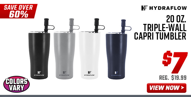 Hydraflow 20 oz. Triple-Wall Capri Tumbler