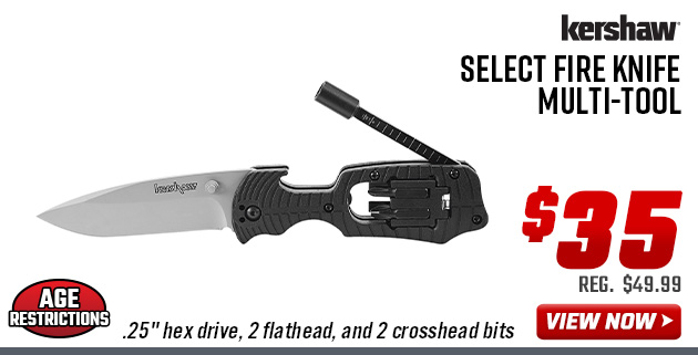 Kershaw Select Fire Knife Multi-Tool
