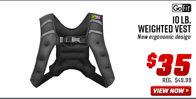 GoFit 10 LB. Weighted Vest
