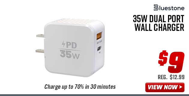 Bluestone  35w Dual Port Wall Charger