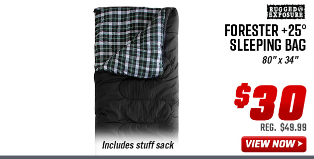 Rugged Exposure Forester +25° Sleeping Bag