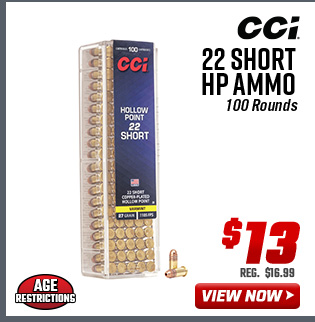 CCI 22 Short HP Ammo