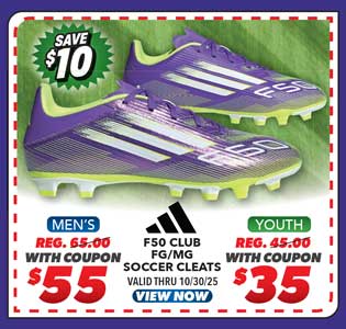 adidas F50 Club FG/MG Men's or Youth Soccer Cleats