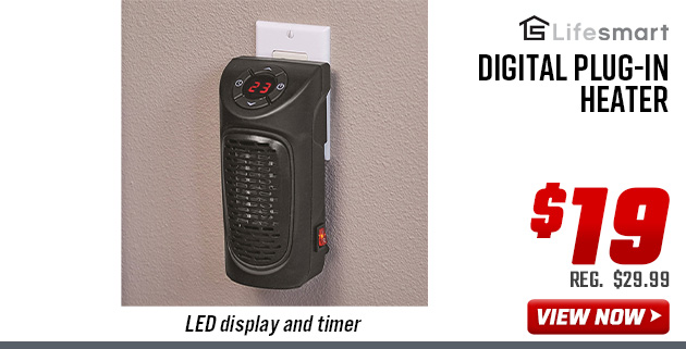 Lifesmart Digital Plug-In Heater