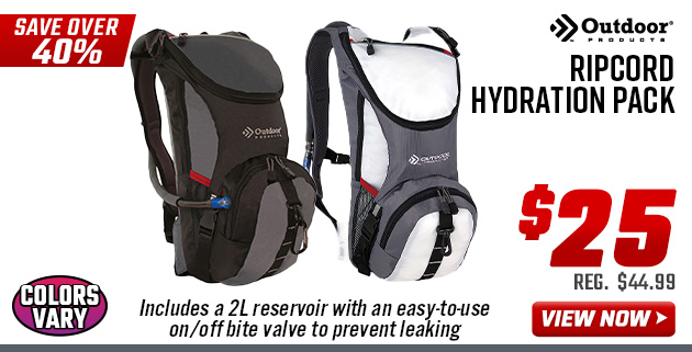 Outdoor Products Ripcord Hydration Pack
