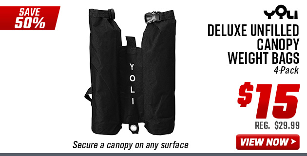 Yoli Deluxe Unfilled Canopy Weight Bags