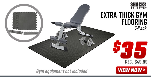 Shock Athletic Extra-Thick Gym Flooring 