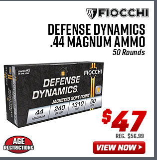Fiocchi Defense Dynamics .44 Magnum Ammo