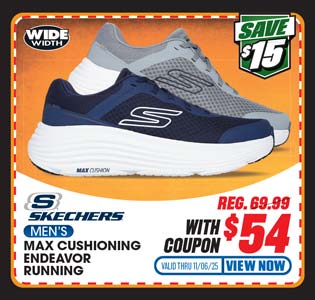 Skechers Max Cushioning Endeavor Men's Running Shoes