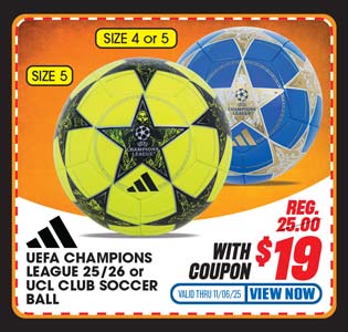 adidas UEFA Champions League 25/26 or UCL Club Soccer Ball