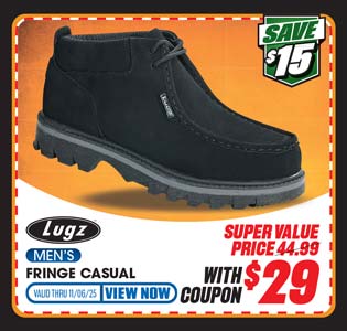 Lugz Fringe Men's Casual Shoes