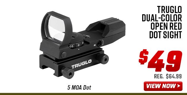 TruGlo Dual-Color Open Red Dot Sight