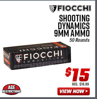 Fiocchi Shooting Dynamics 9mm Ammo