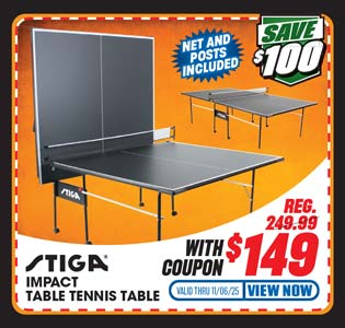 Stiga Impact Indoor Table Tennis Table