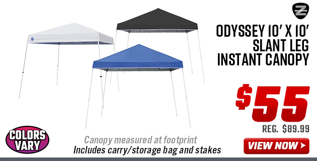 Z-Shade Odyssey 10' x 10' Slant Leg Instant Canopy