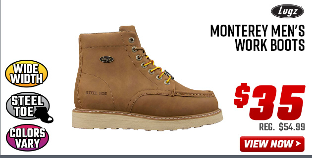 Lugz Monterey Men's Work Boots