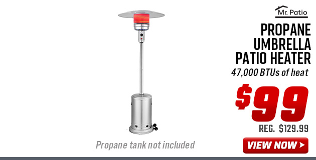 Mr. Patio Propane Umbrella Patio Heater