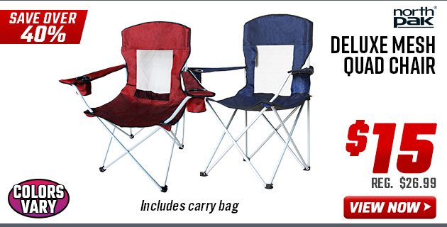 North Pak Deluxe Mesh Quad Chair