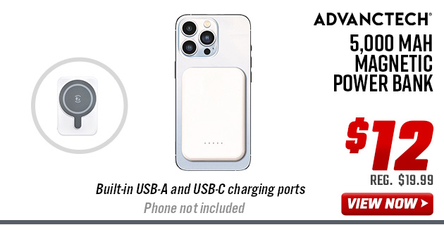 ADVANCTECH 5,000 mAh Magnetic Power Bank