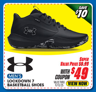 Under Armour Lockdown 7 Men's Basketball Shoes