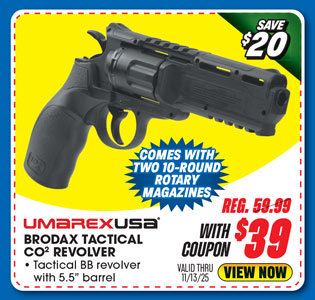 Umarex Brodax Tactical CO2 Revolver