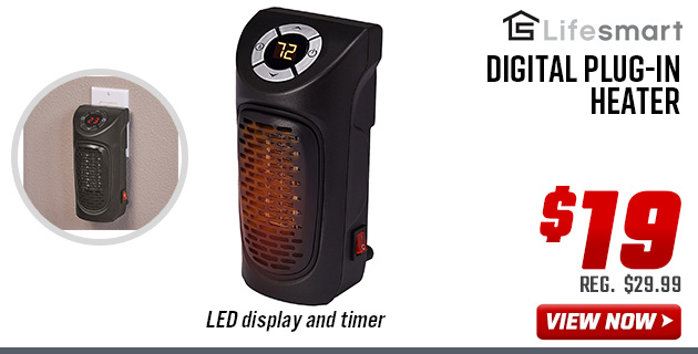 Lifesmart Digital Plug-In Heater