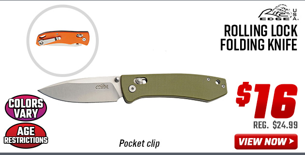 Rite Edge Rolling Lock Folding Knife